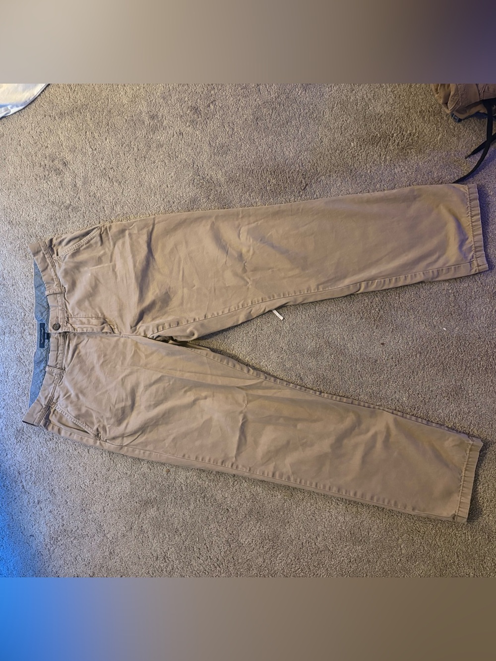 Tommy Hilfiger Men's Tan Khaki Pants 34x32